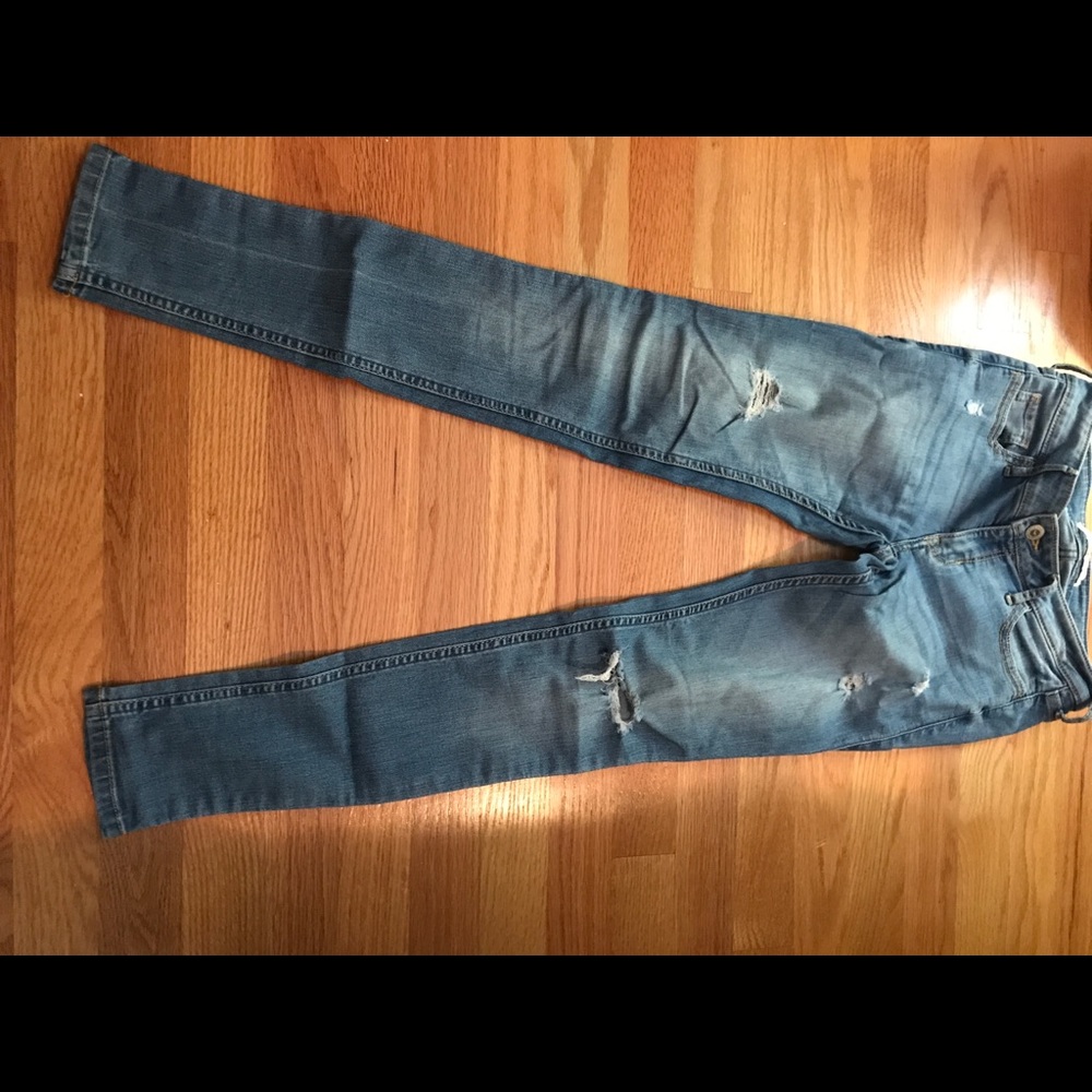American Eagle skinny distressed jeans